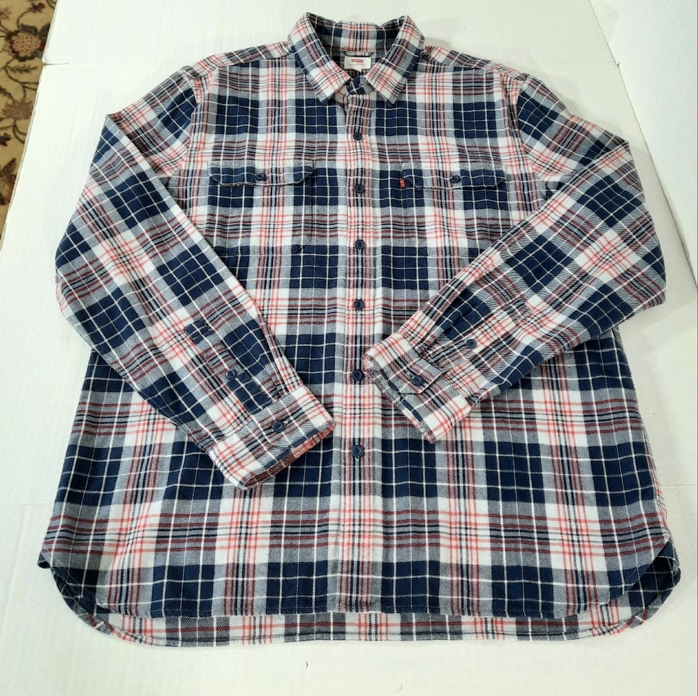 Levi's NFL Plaid Flannel Shirt